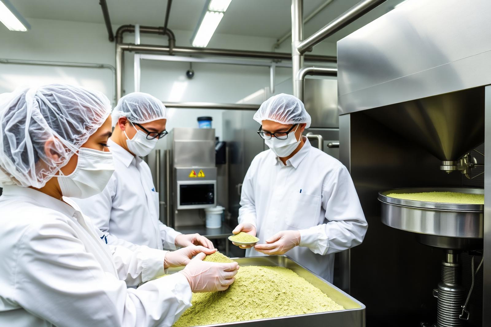 Processing facility interior